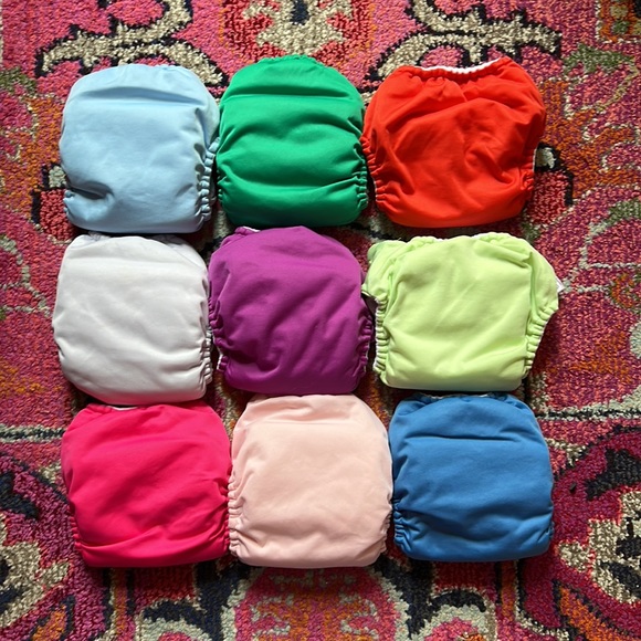 Bum Genius Cloth Diaper Covers and Inserts Bright Colors - Picture 3 of 4